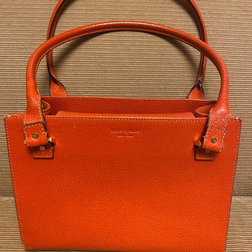 Kate Spade orange handbag